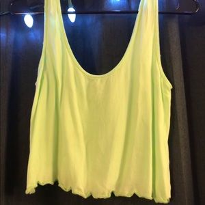 LA Hearts flowing crop top